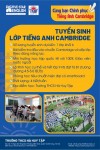 DANH SÁCH HỌC SINH ĐỦ ĐIỀU KIỆN THAM GIA CHƯƠNG TRÌNH TIẾNG ANH BỔ TRỢ THEO CHUẨN ĐẦU RA CAMBRIGE NĂM HỌC 2022-2023