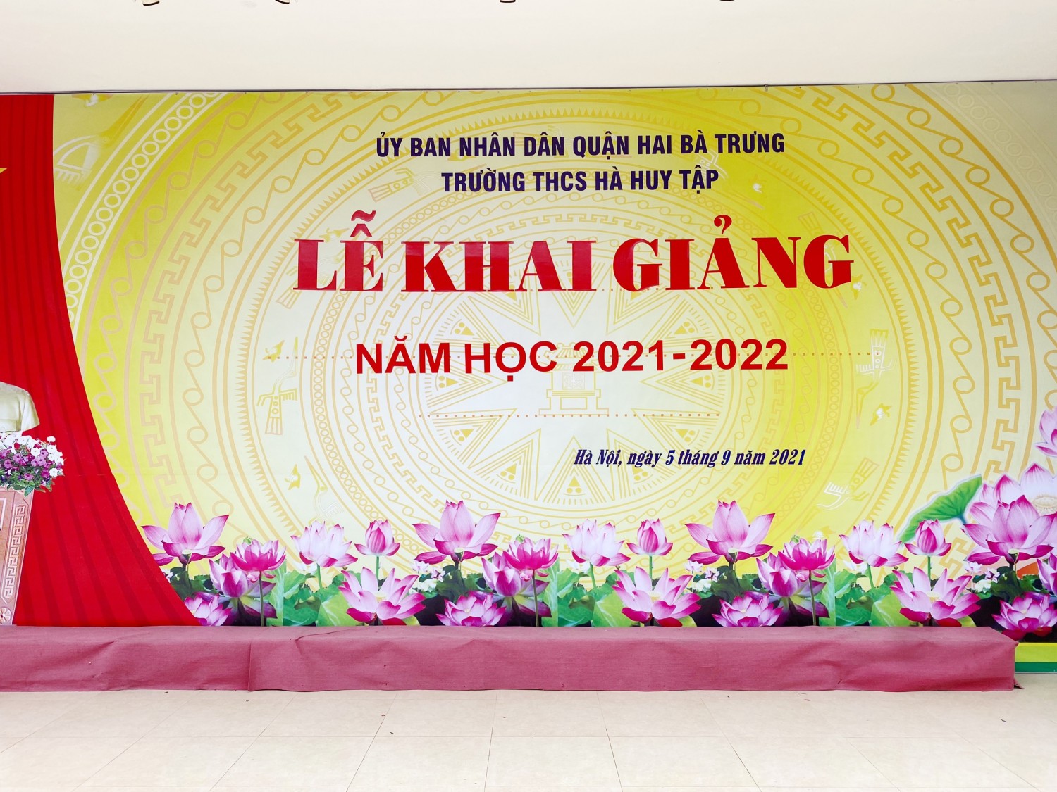 Chào mừng khai giảng năm học mới - Năm học 2021-2022