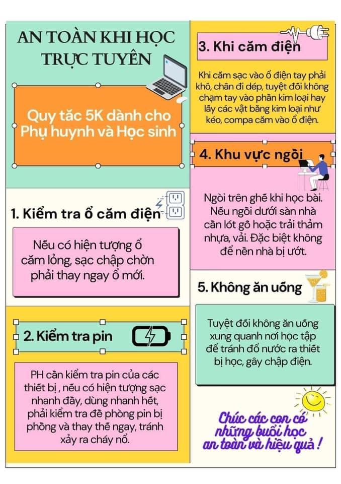 An toàn khi học trực tuyến