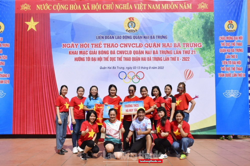 TRƯỜNG THCS HÀ HUY TẬP VINH DỰ ĐẠT ĐƯỢC THÀNH TÍCH CAO TRONG NGÀY HỘI THỂ THAO TRONG CÔNG NHÂN, VIÊN CHỨC, LAO ĐỘNG (CNVCLĐ) VÀ LỰC LƯỢNG VŨ TRANG (LLVT) TRÊN ĐỊA BÀN QUẬN HAI BÀ TRƯNG NĂM 2022