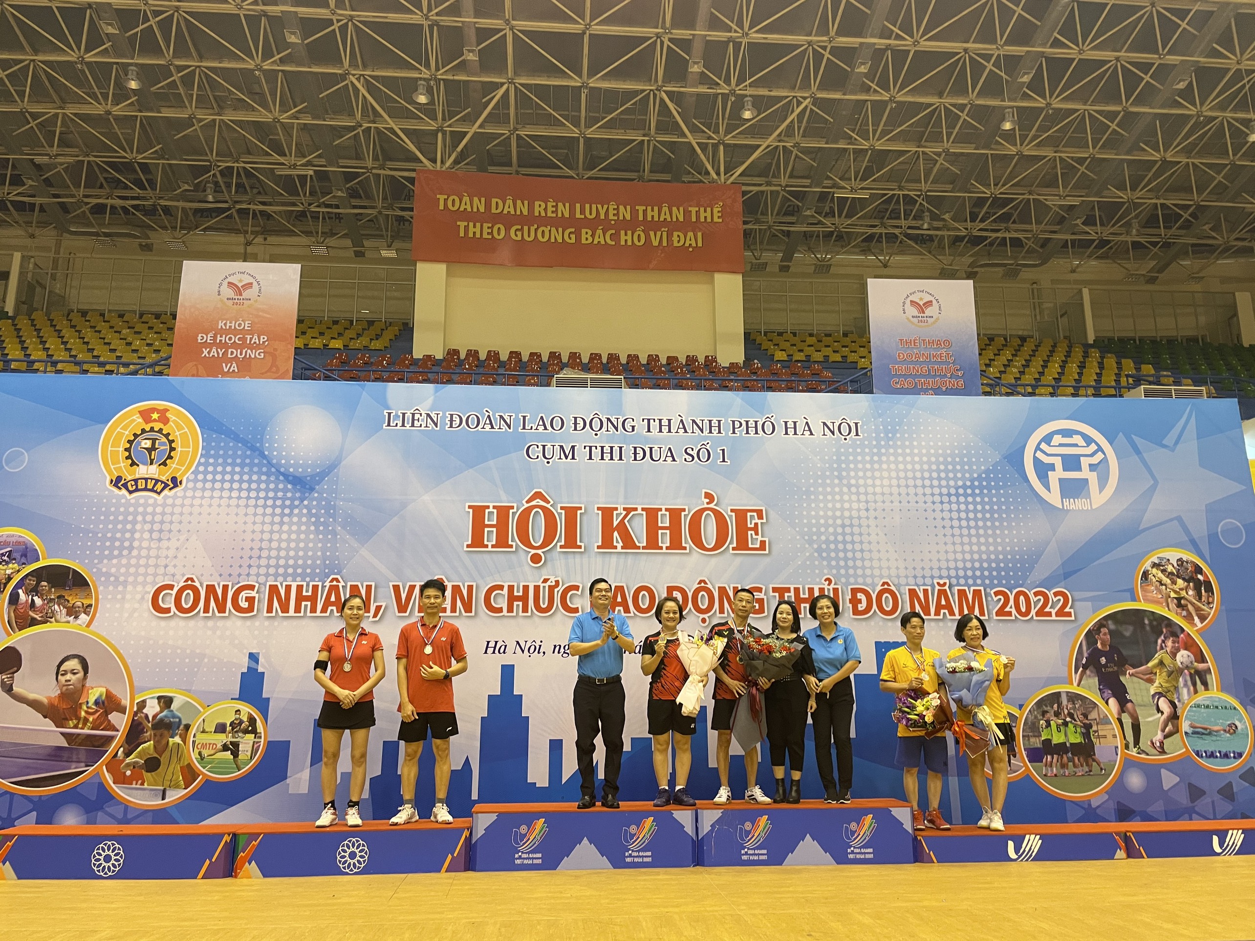 TRƯỜNG THCS HÀ HUY TẬP ĐẠT GIẢI TRONG HỘI KHỎE CÔNG NHÂN, VIÊN CHỨC LAO ĐỘNG THỦ ĐÔ NĂM 2022