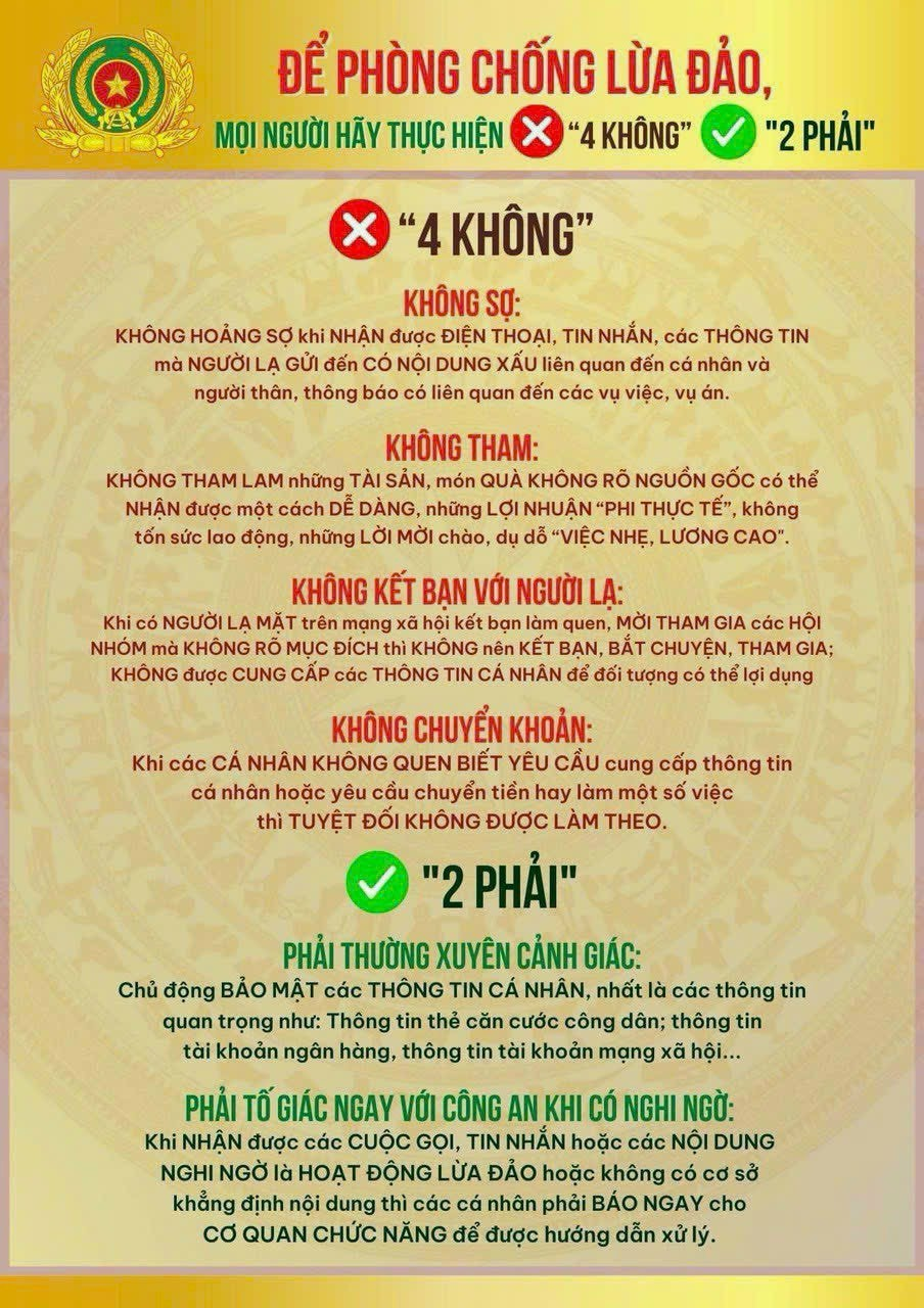 Những điều cần làm để phòng chống lừa đảo